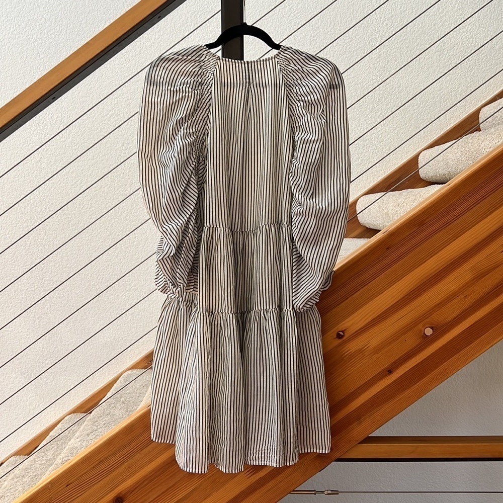 Frame High Low Striped Dress Sz S - Picture 2 of 11